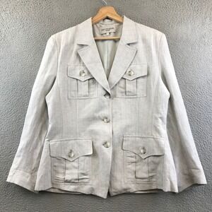 Ivan Grundahl Copenhagen Linen Blend Blazer Jacket  Career Business 42